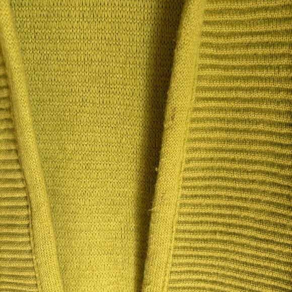 Vintage CLASSIC CREATIONS Women's Small Ribbed Vibrant Green Open Front Cardigan - Picture 8 of 13